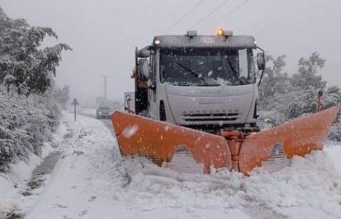 La route régionale 5204 inaugurée après une tempête de neige à Al Hoceima