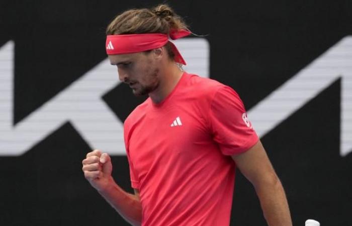 Ugo Humbert impuissant face à Alexander Zverev en huitièmes de finale à l’Open d’Australie