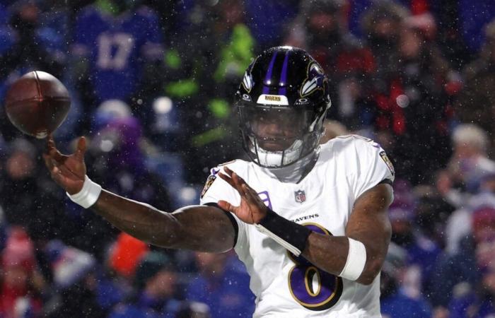 Les Bills convertissent le deuxième turnover de Lamar Jackson en touché, menant 14-7