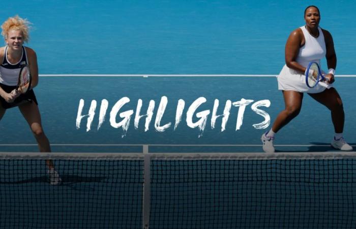 Siniakova / Townsend – Fernandez / Kichenok – Temps forts du match – Open d’Australie – Tennis Vidéo