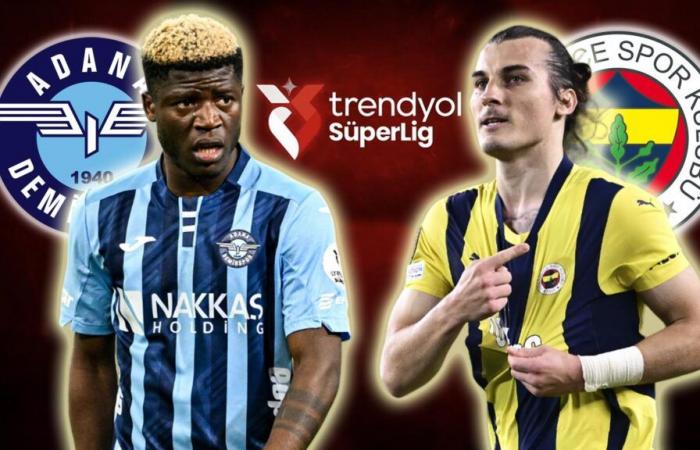 Sur quelle chaîne est diffusé le match Adana Demirspor – Fenerbahçe ? Regardez le match de Super League FB en direct