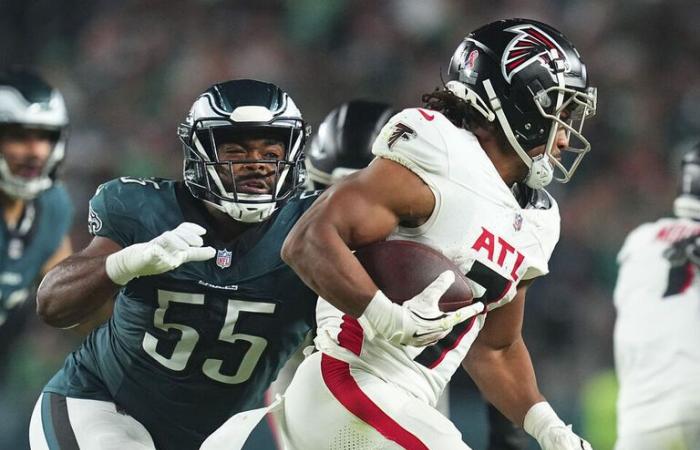 Robinson des Falcons remercie Barkley d’avoir rendu les RB « incroyables »