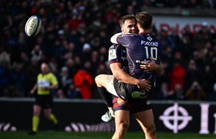 Grand vainqueur des Sharks, Bordeaux-Bègles s’assure la première place de son groupe en Champions Cup