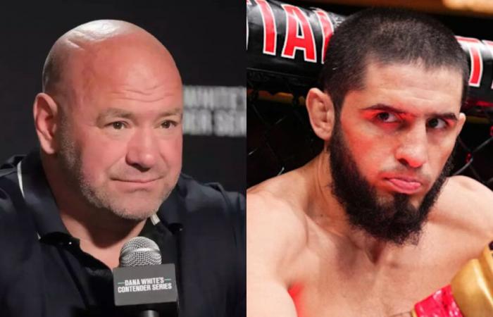 Islam Makhachev affronte Dana White au classement livre pour livre