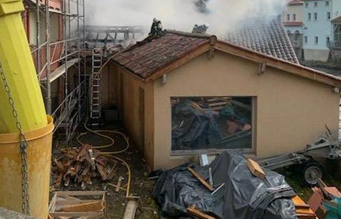 25 pompiers mobilisés pour éteindre l’incendie