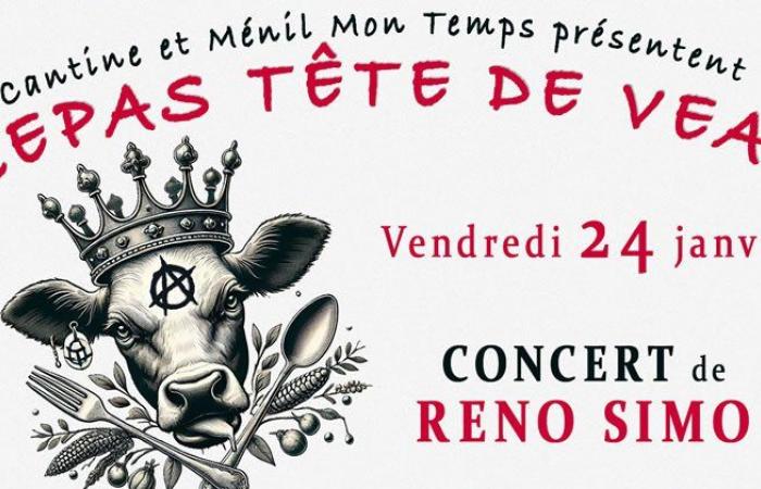 Repas traditionnel de tête de veau et concert de Reno Simo