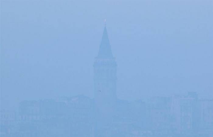 Le brouillard est efficace à Istanbul National News Düzce Tv