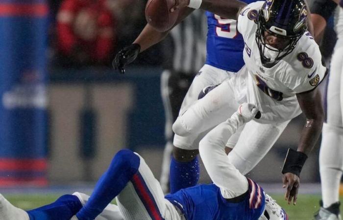 Les Ravens de Baltimore perdent face aux Buffalo Bills, 27-25, en ronde de division de l’AFC