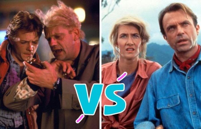 Quelle saga aimez-vous le moins entre Retour vers le futur et Jurassic Park ?