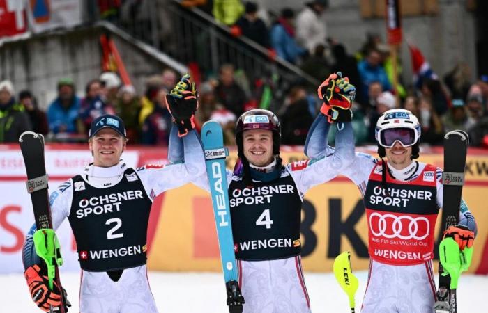 McGrath réalise un triplé norvégien dans le slalom de Wengen