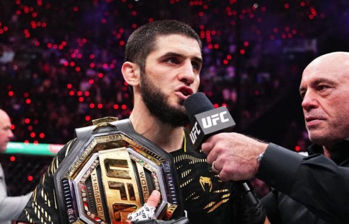 Islam Makhachev est prêt à se battre pour le titre des poids moyens avec Dricus du Plessis, dit qu’Alex Pereira est “trop”