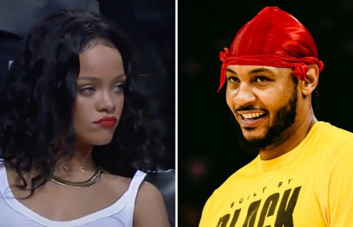 10 ans plus tard, Carmelo Anthony dévoile les coulisses de son buzz avec Rihanna : “Elle était…