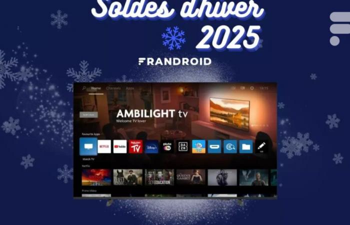 Moins de 400 €, c’est le prix de vente fou de ce téléviseur QLED Ambilight 4K 55″ de Philips