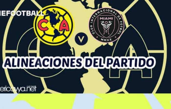 Compositions América vs Inter Miami – Amical