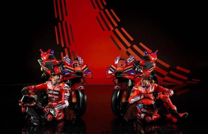 la dream team Ducati Bagnaia/Marquez en photos