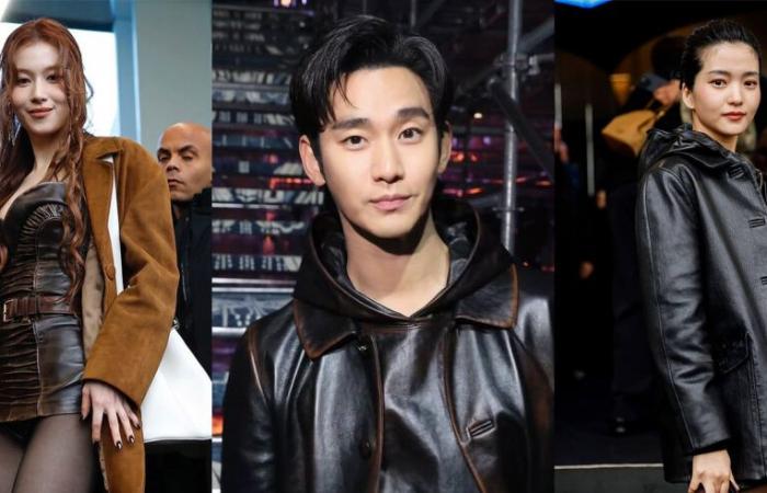 Sana (TWICE), Kim Soo Hyun et Kim Tae Ri au show PRADA de la Fashion Week de Milan 2025 – K-GEN