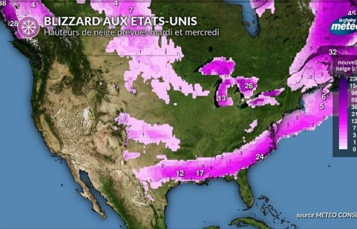 Vague de froid aux Etats-Unis : -7°C à Washington pour l’investiture du nouveau président ce lundi