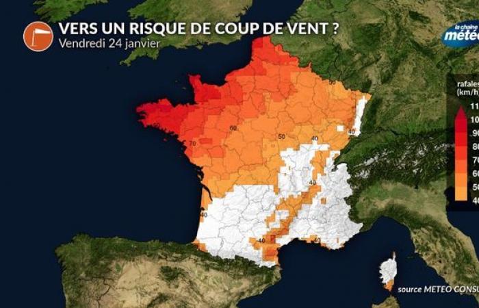 Météo hebdomadaire : le froid calme recule, les pluies et le vent reviennent