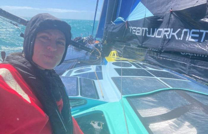 towards a speed record for Justine Mettraux in the Vendée Globe