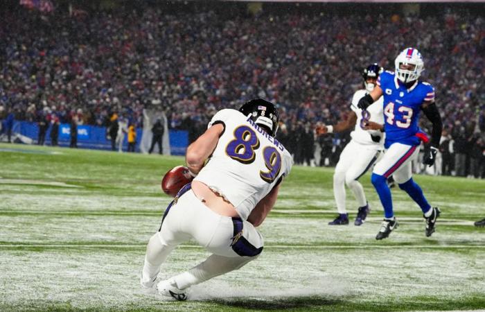 Éliminatoires de la NFL | Josh Allen marque deux touchés et les Bills battent les Ravens 27-25