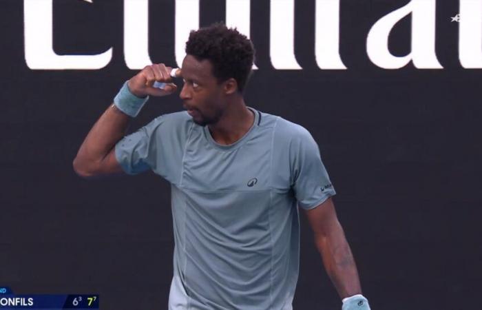 Gaël Monfils remporte le deuxième set au tie-break contre Ben Shelton, en huitièmes de finale de l’Open d’Australie – Tennis Vidéo