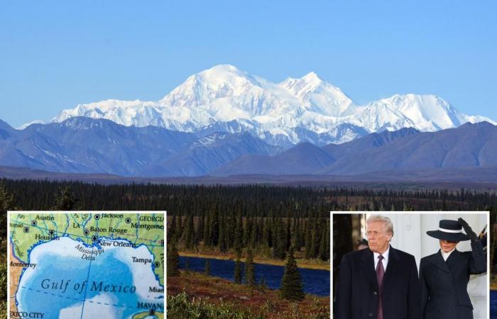 Trump va renommer le golfe du Mexique et le mont Denali dans le cadre des décrets du premier jour