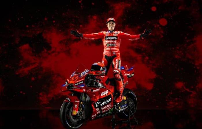 la dream team Ducati Bagnaia/Marquez en photos