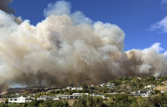 Incendies à Los Angeles : des vents violents attendus lundi