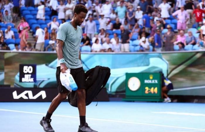 Gaël Monfils abandonne face à Ben Shelton en huitièmes de finale de l’Open d’Australie