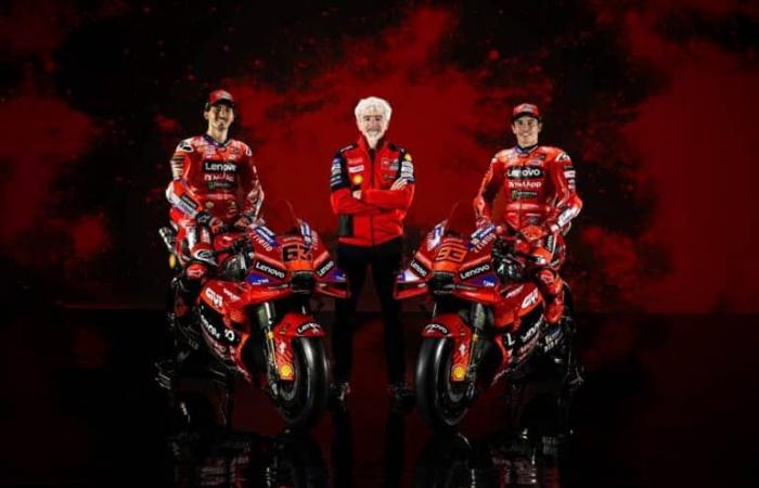 la dream team Ducati Bagnaia/Marquez en photos