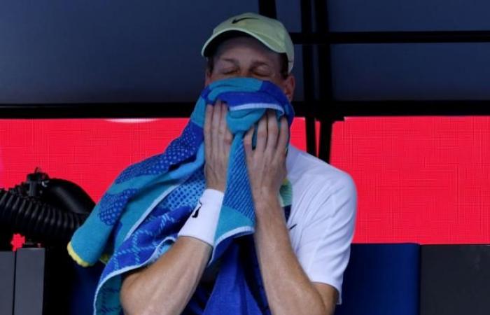 Jannik Sinner, après sa victoire contre Holger Rune en huitièmes de finale de l’Open d’Australie – L’Équipe