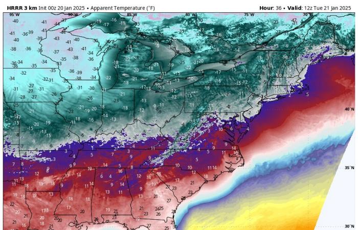 L’air le plus froid depuis des années arrive cette semaine sur Delmarva