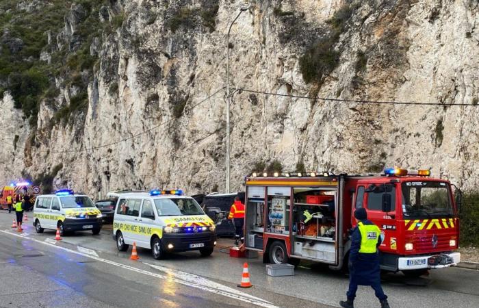 Cinq victimes, dont un enfant grièvement blessé, une enquête ouverte… Ce que l’on sait de l’accident de la route survenu près de Nice