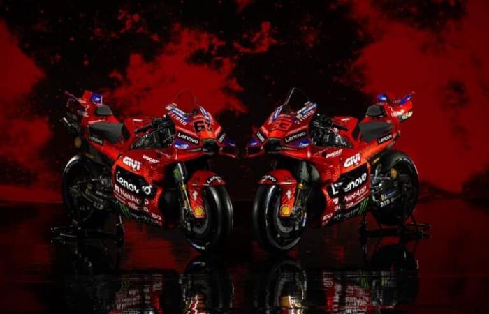 la dream team Ducati Bagnaia/Marquez en photos