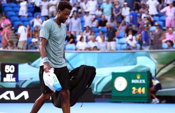 fin de l’aventure pour Monfils, contraint d’abandonner au 4e set