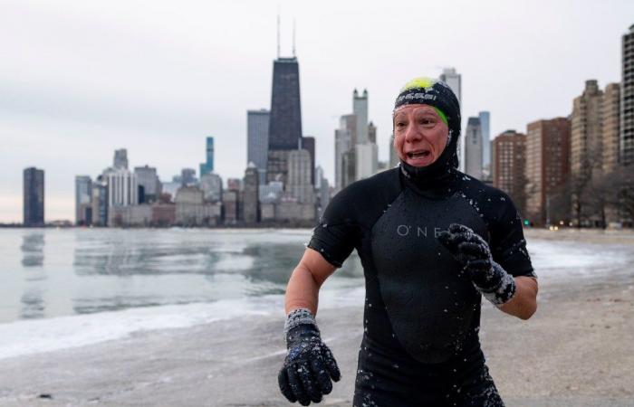 La météo sous zéro s’empare de Chicago à l’occasion du 40e anniversaire d’un niveau record