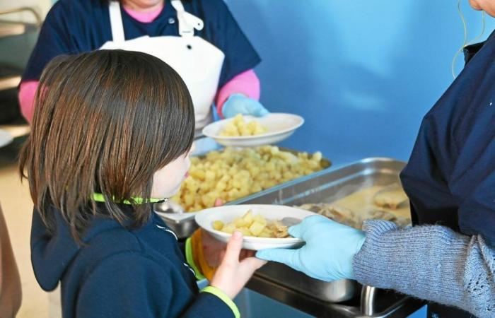 à Auray, les petits se servent comme les grands à la cantine