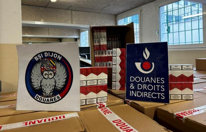 Les douaniers saisissent 1,15 tonne de cigarettes Marloboro de contrebande