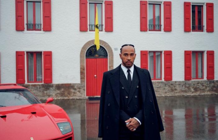 Lewis Hamilton est arrivé à Maranello !