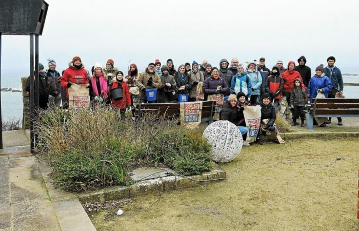 A Clohars-Carnoët, des bénévoles ont nettoyé les plages du Pouldu dans le cadre du festival Taol Kurun