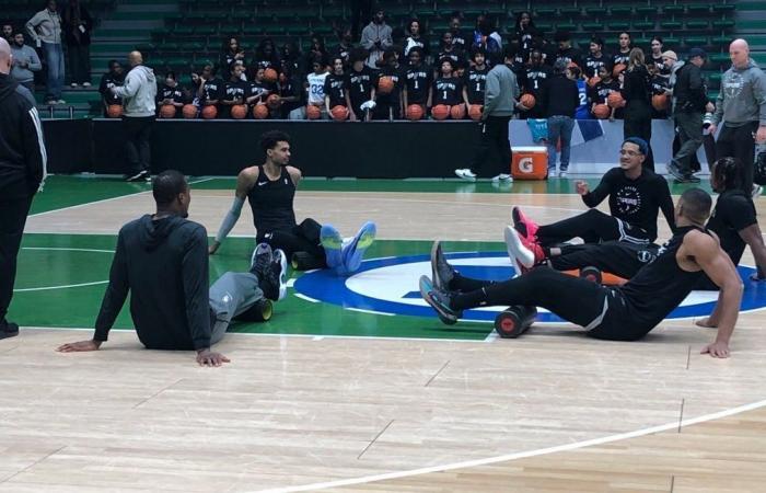 «Beaucoup d’émotion» et un peu de courbature, les Spurs arrivent à Nanterre en plein décalage horaire