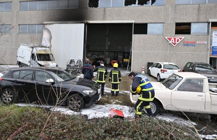 Explosion et incendie dans un garage, un blessé près de Toulouse