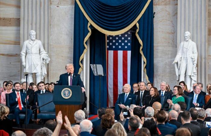 Trump promet que “le déclin de l’Amérique est terminé” dans son discours d’investiture