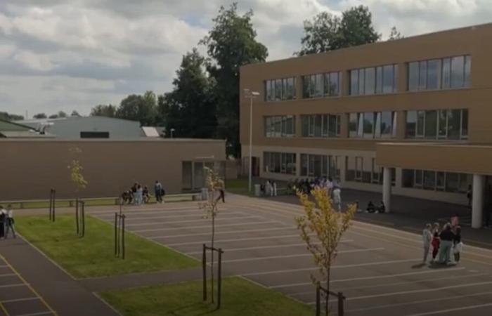 le tout nouveau collège de Bourneville-Sainte-Croix fermé en raison d’une importante inondation