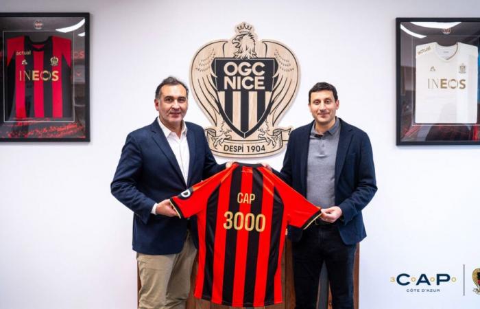 CAP3000 devient le nouveau partenaire de l’OGC NICE