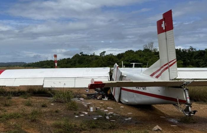 Crash d’un avion privé à Maripasoula : le pilote légèrement blessé