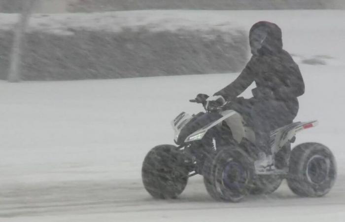 La ville s’amuse lors d’un événement hivernal rare