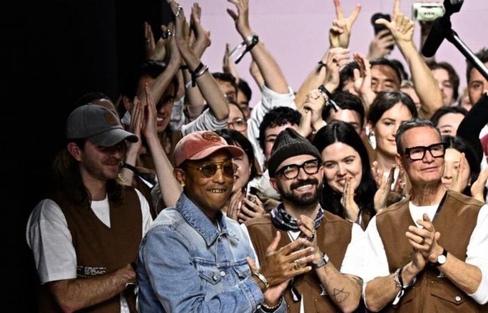 tissus jacquard et silhouettes revisitées, la vision mode de Pharrell Williams pour Louis Vuitton