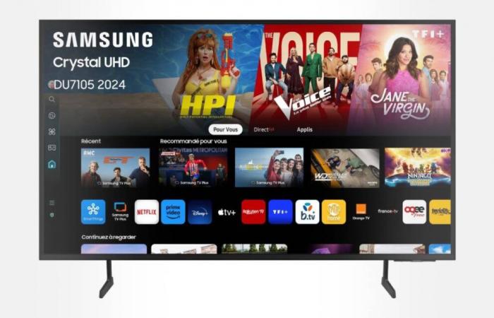 ce téléviseur 75″ Crystal UHD 4K est en forte promotion