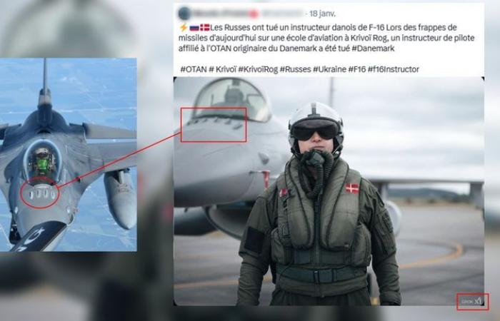 VÉRIFIER – Un pilote danois de F-16 travaillant pour l’OTAN a-t-il réellement été tué par la Russie en Ukraine ?